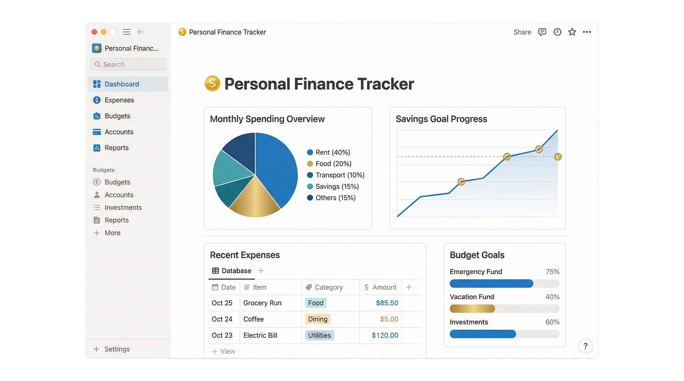 Ultimate Finance Tracker